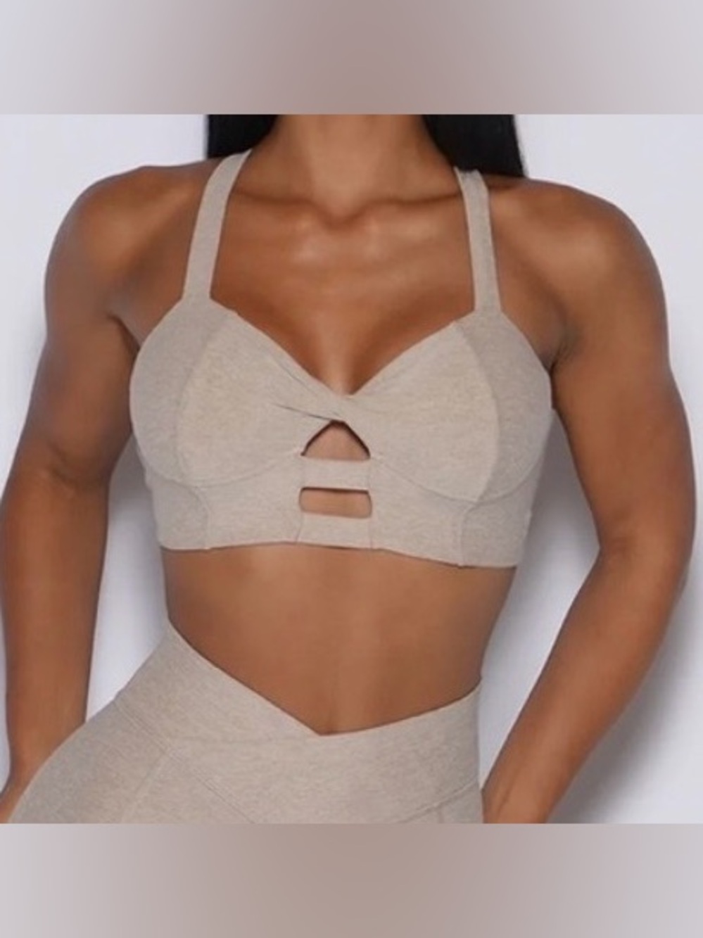 Bombshell Sportswear Core Set Bra - Taupe